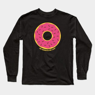 Pink Donut Long Sleeve T-Shirt